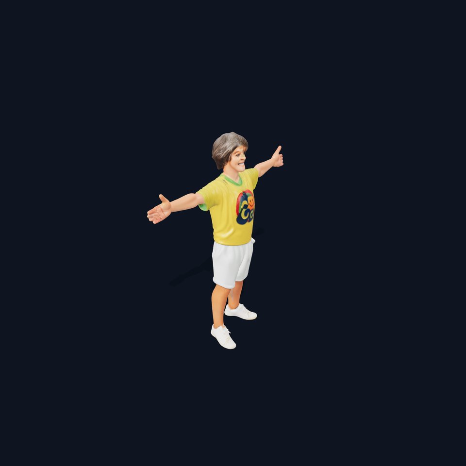 Joyful Yellow Shirt Model Pack